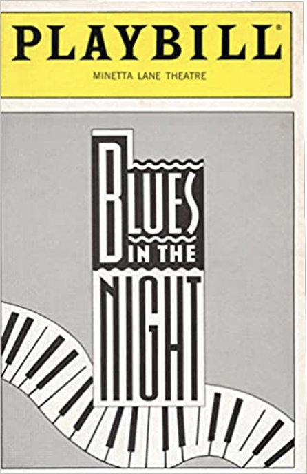 BLUES IN THE NIGHT BROADWAY playbill